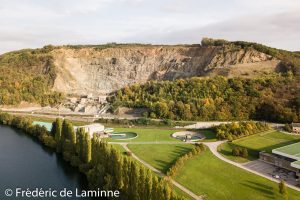 Images aériennes des Carrières de Profondeville / Lustin.