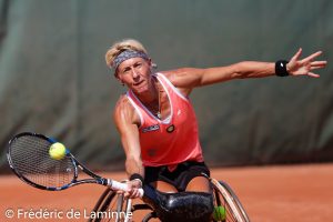 20180726 – Namur, Belgium : Match Nalani Buob (SUI) vs. Sabine Ellerbrock (GER)  during the Belgian Open wheelchair tennis Tournament on 26/07/2018 in Namur (TC Geronsart)